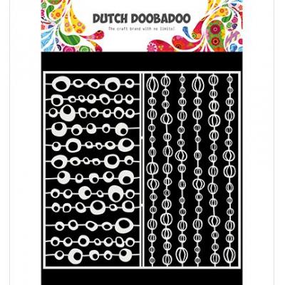 Dutch DooBaDoo Mask Art Stencil - Slimline Groovy Circles